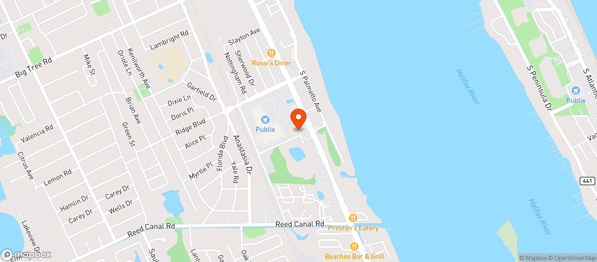 Map showing Elite Muay Thai & Fitness