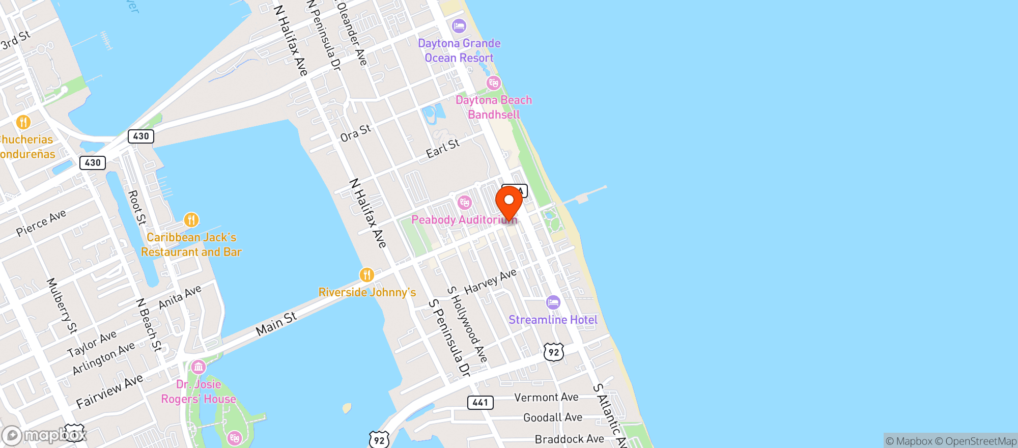 Map showing World S Most Famous Brewery
