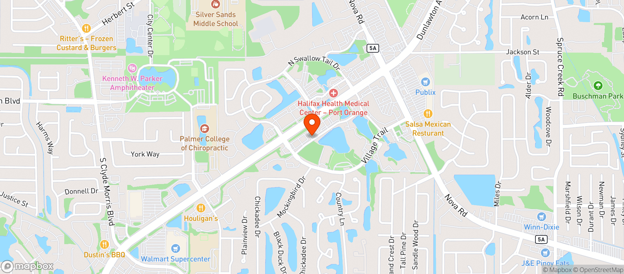 Map showing Abc Liquors #142 (700029492)
