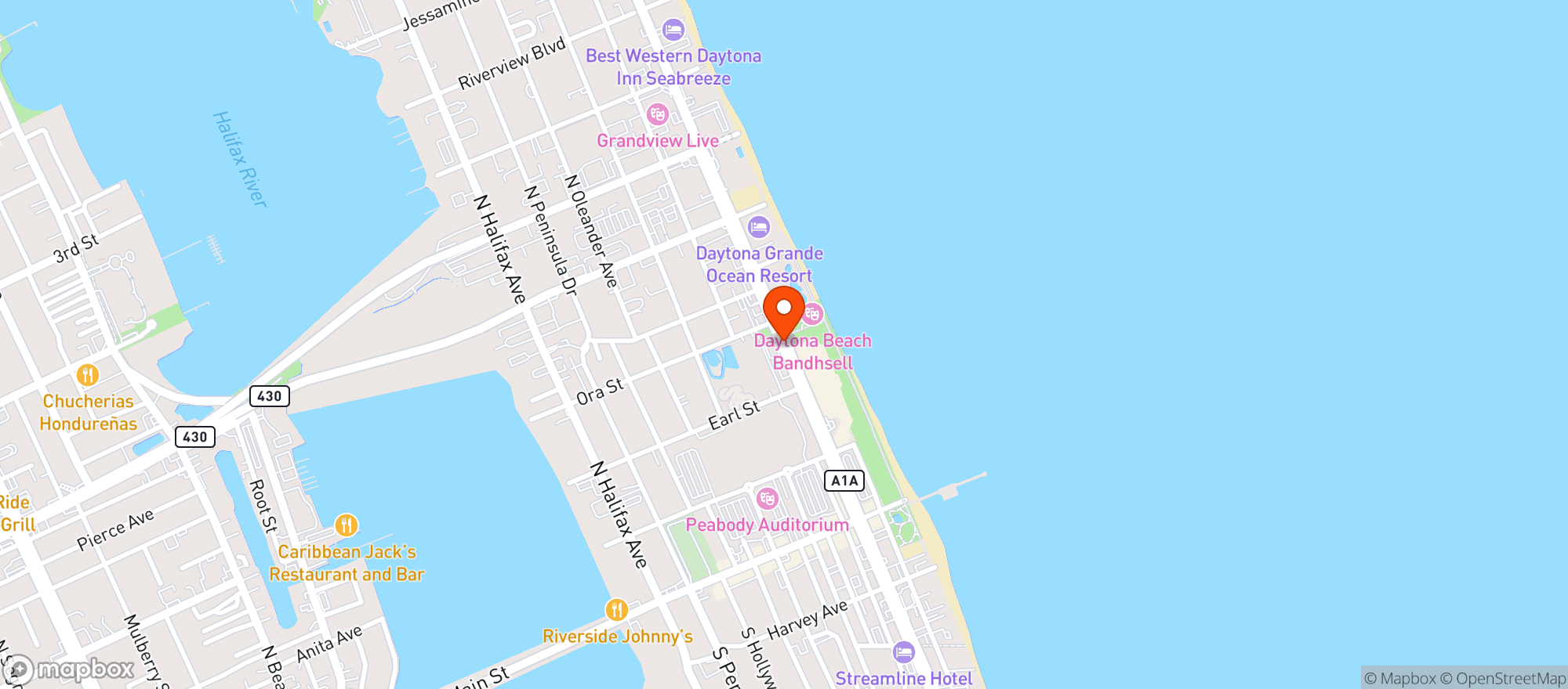 Map showing Winghouse