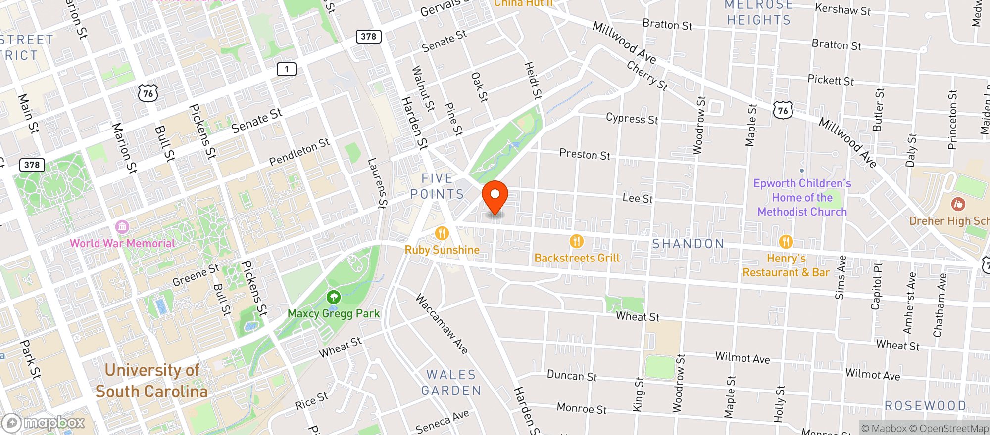 Map showing Suaudom LLC