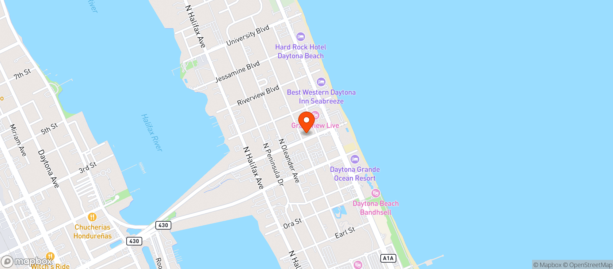 Map showing 509 Lounge