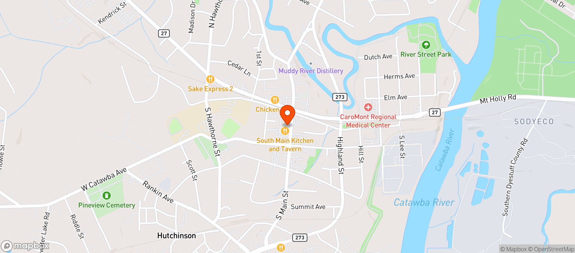 Map showing Summit Craft Bottle Shop