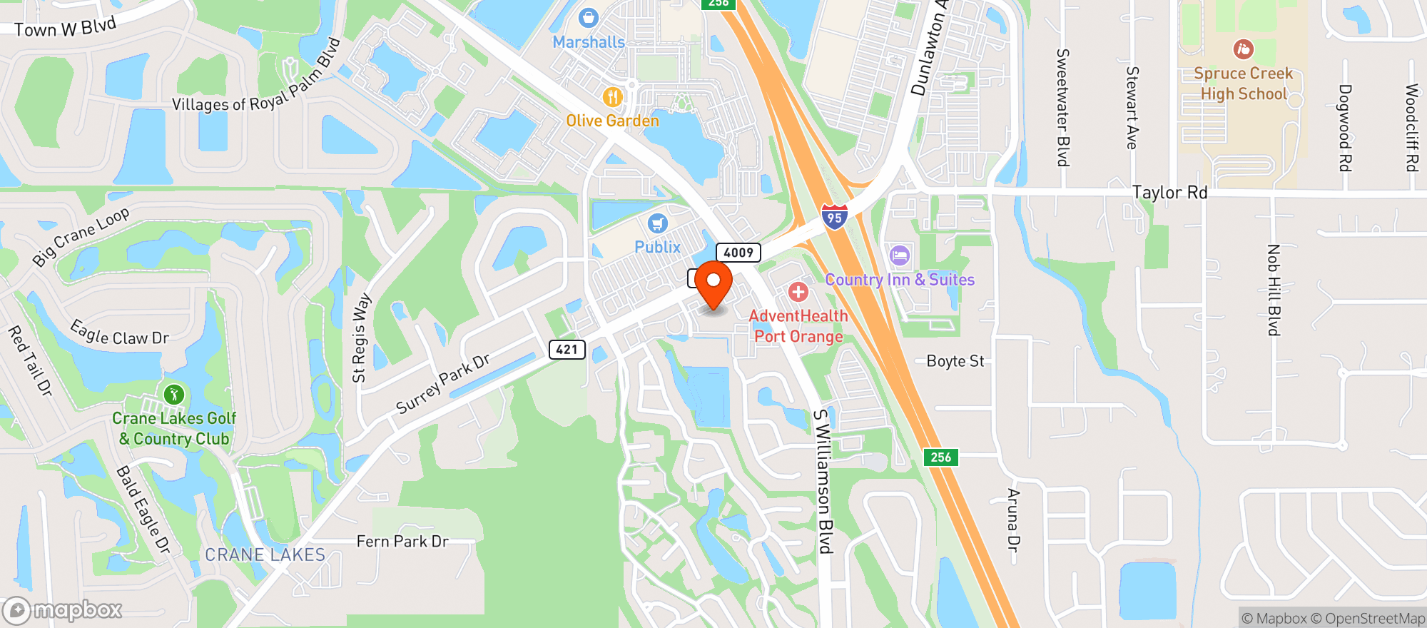 Map showing LOVE WHOLE FOODS CAFE & MARKET