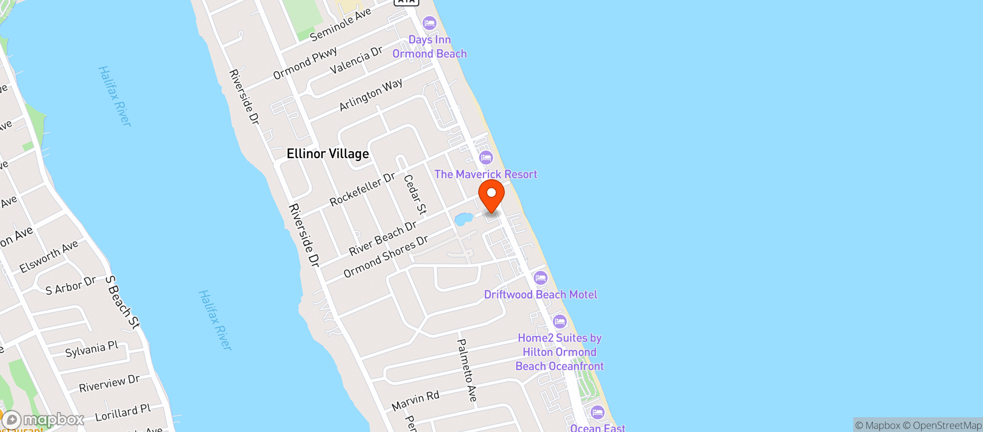 Map showing Abc Liquors #129