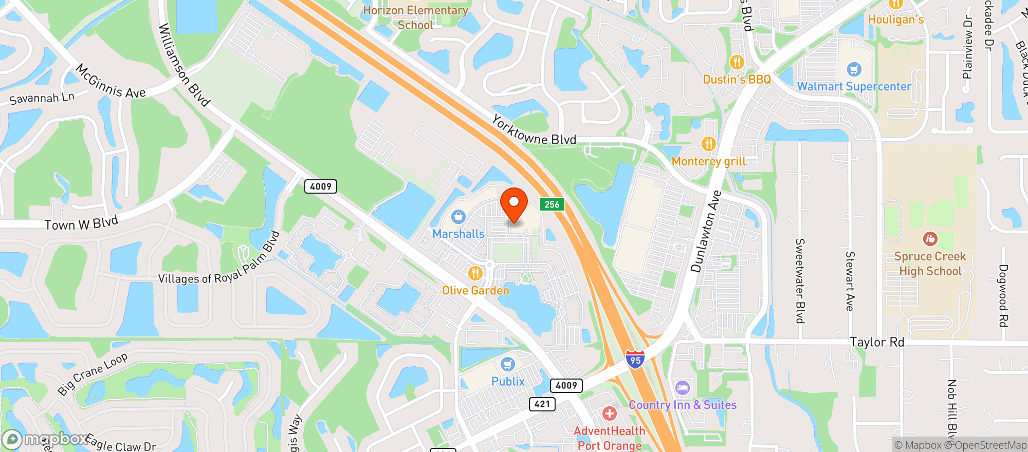 Map showing Gnc