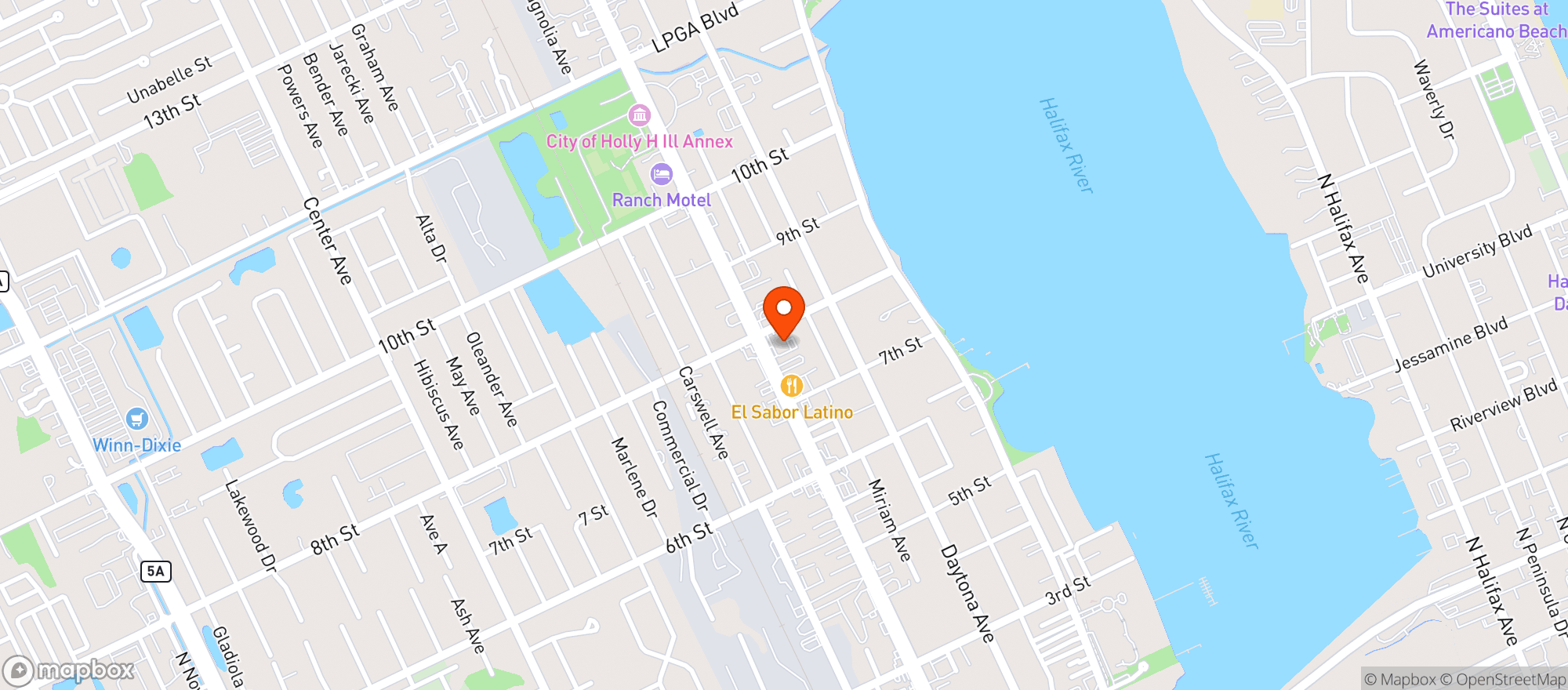 Map showing Fletchers Irish Pub