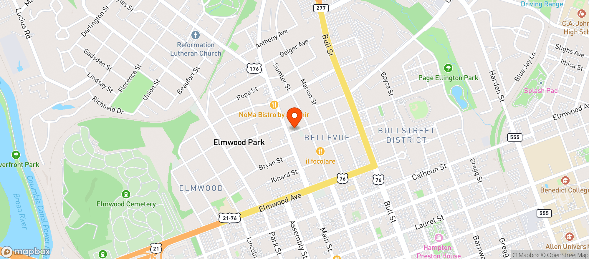 Map showing The War Mouth