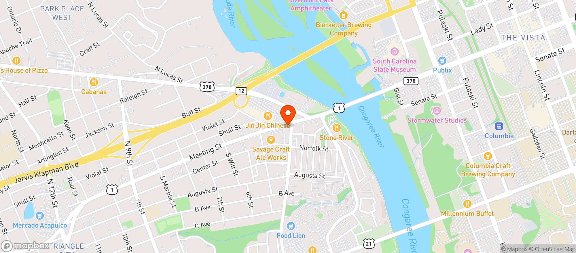 Map showing Terra