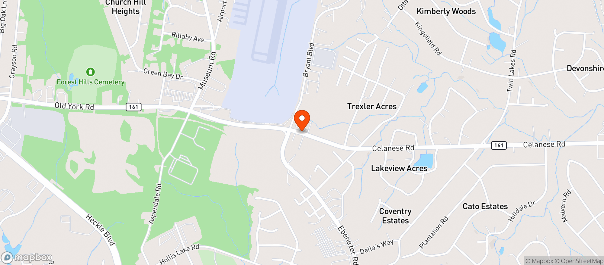 Map showing QuikTrip