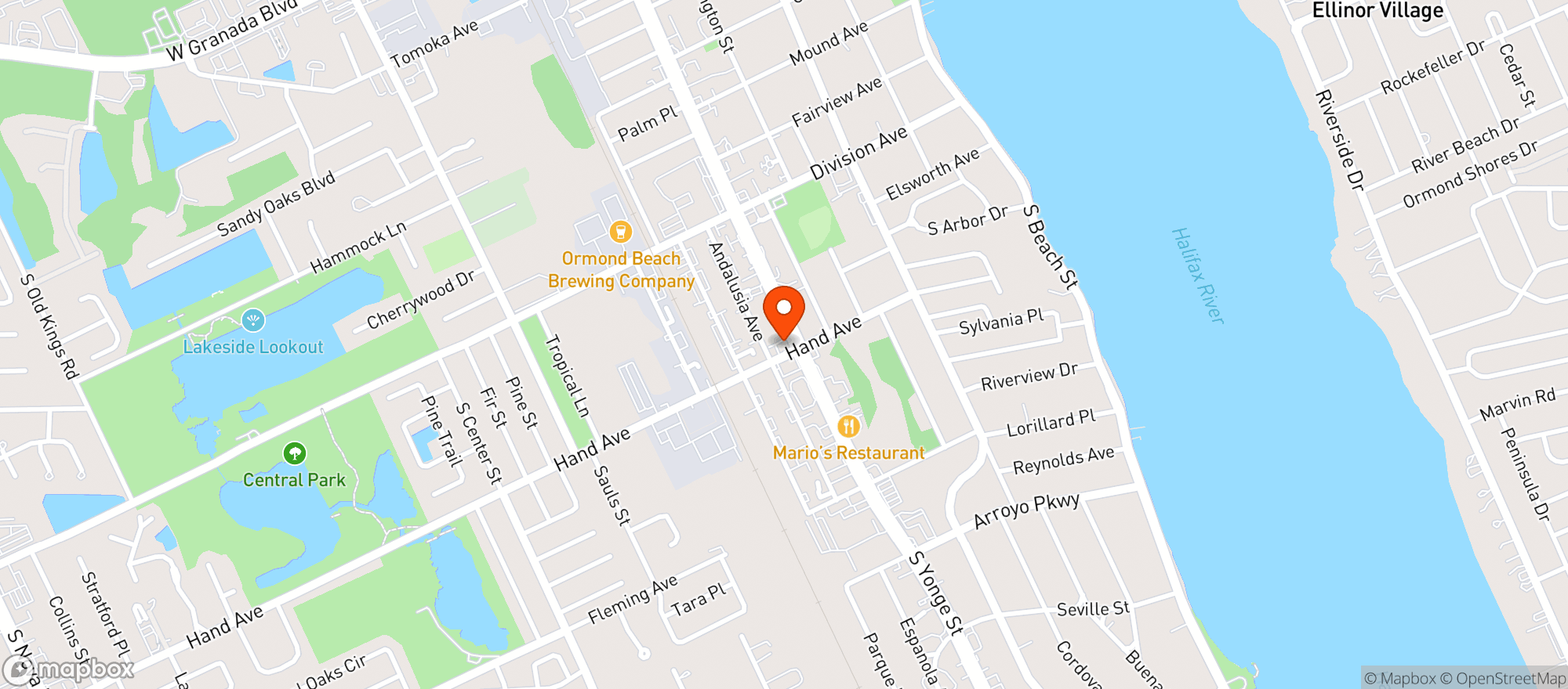 Map showing Grocery Box