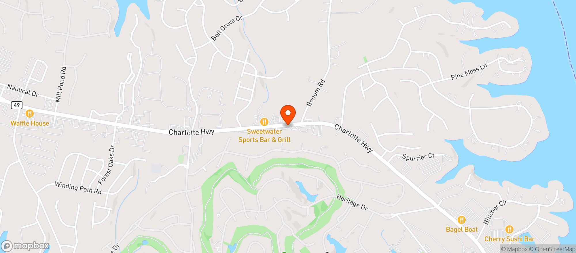 Map showing Market On Wylie
