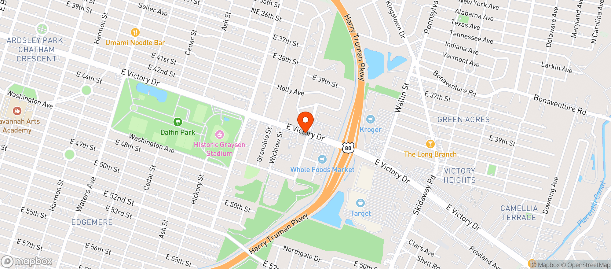 Map showing SHIVS LIQUOR