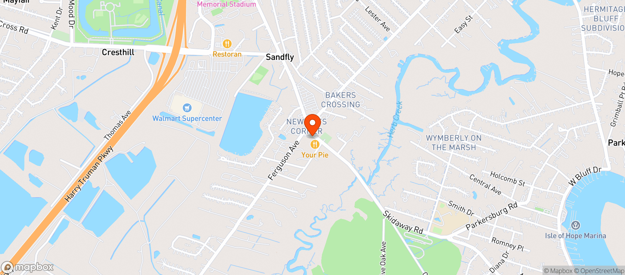 Map showing Jalapenos Mexican Grill