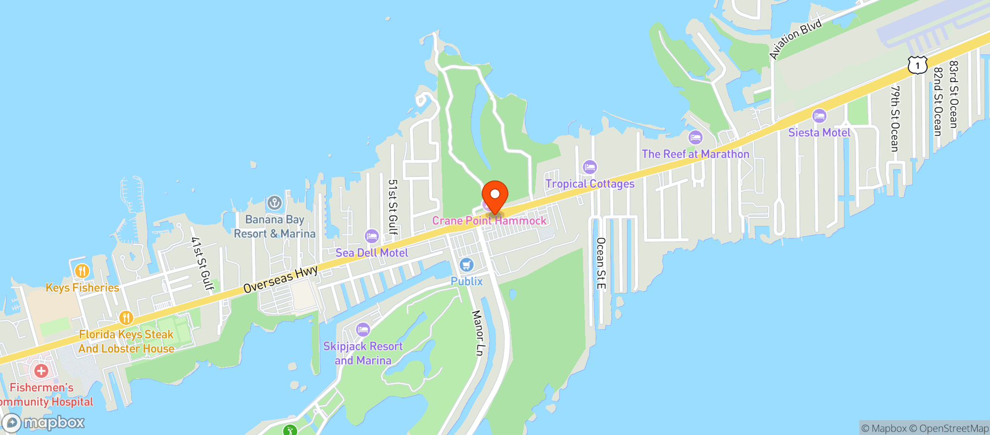 Map showing Winn Dixie