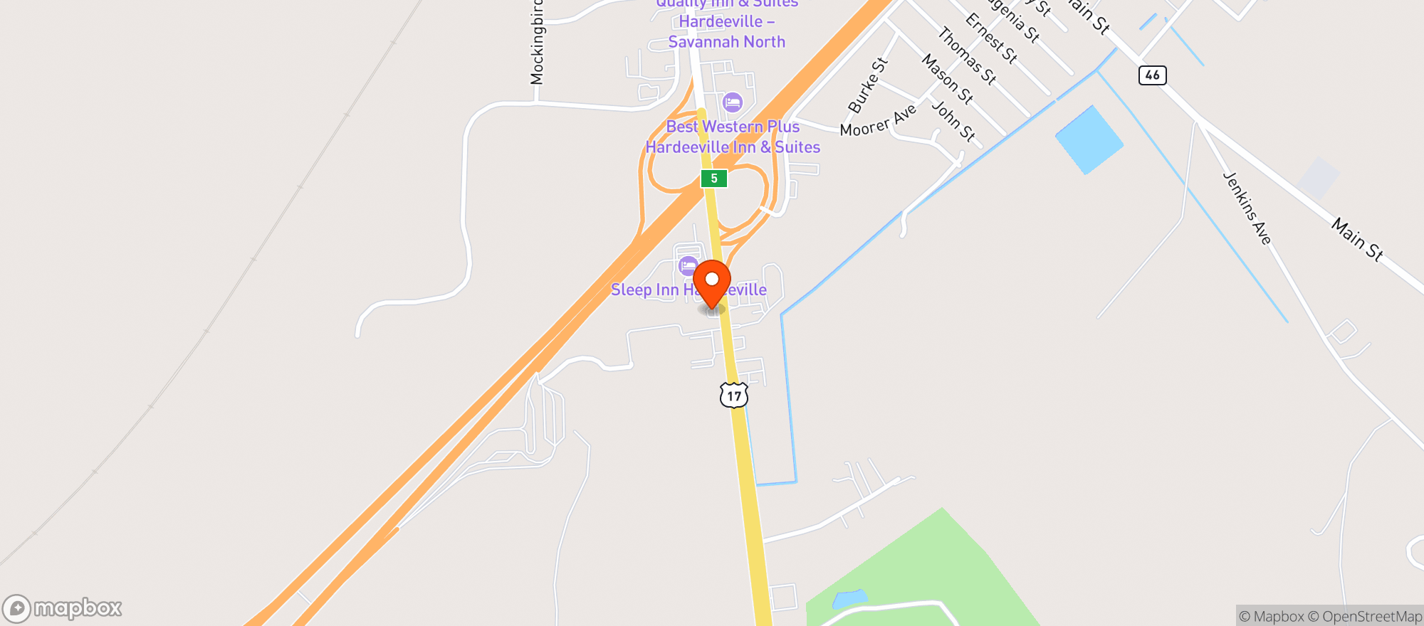 Map showing Parkers #54 (chs)