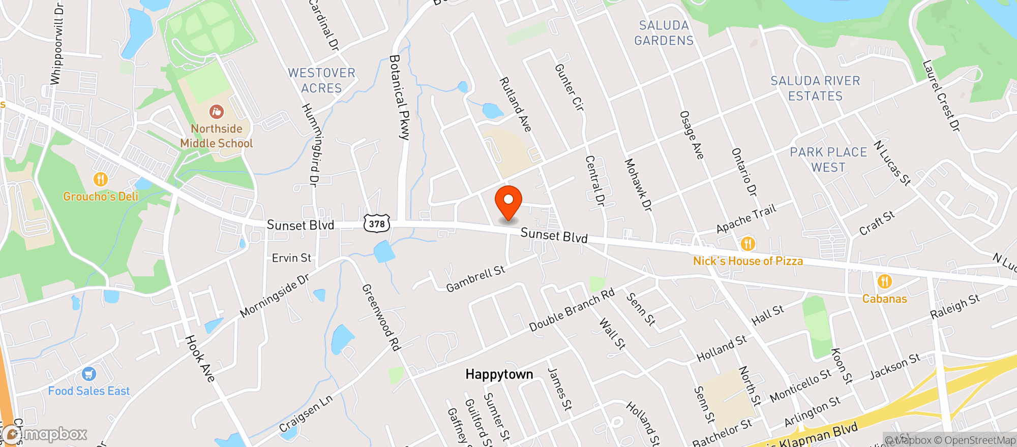 Map showing Cannibis Ventures (cola)
