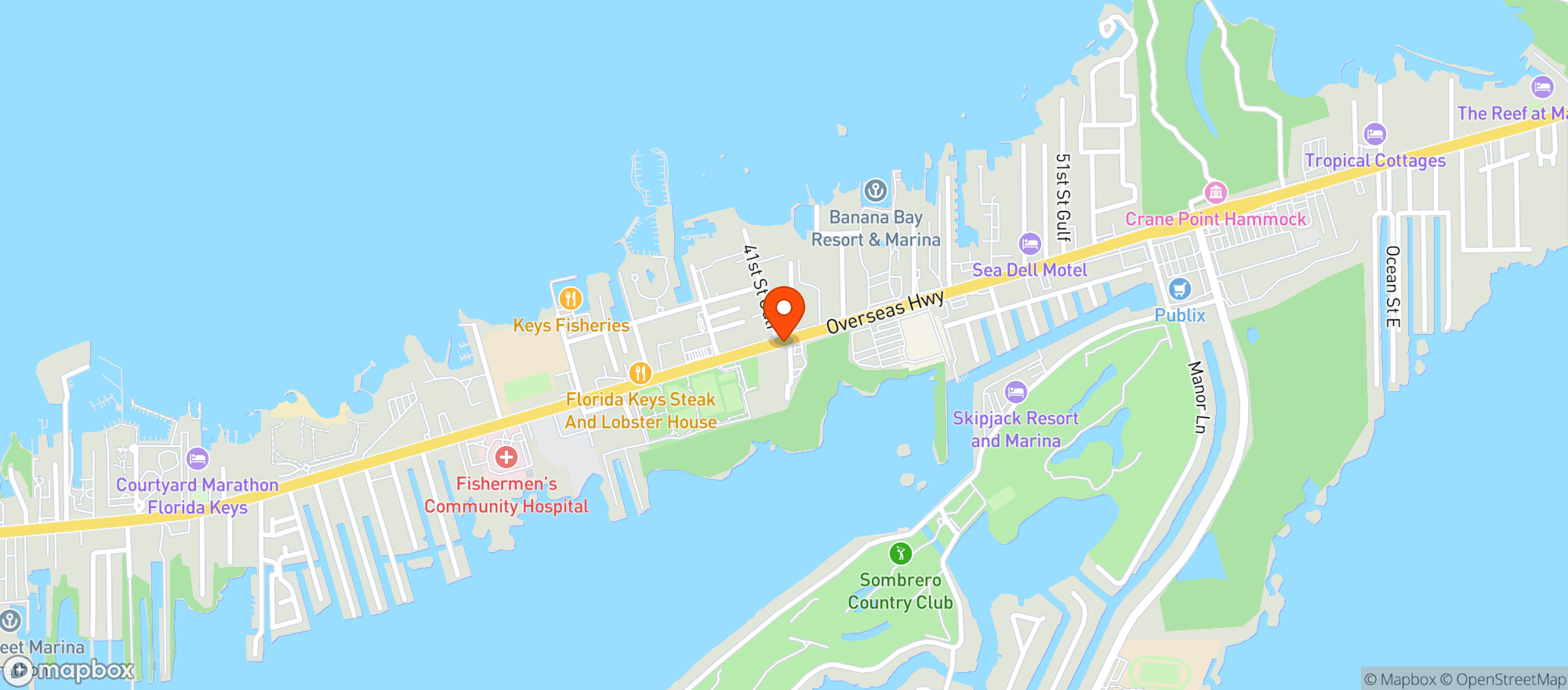 Map showing American Legion #154
