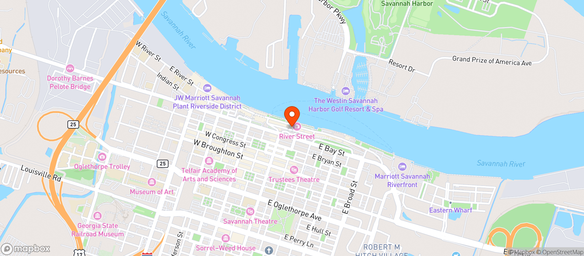 Map showing The Bootleggers