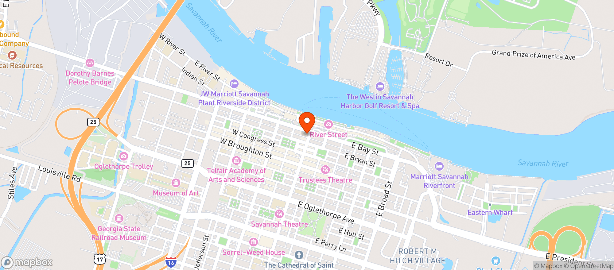 Map showing The Drayton Hotel