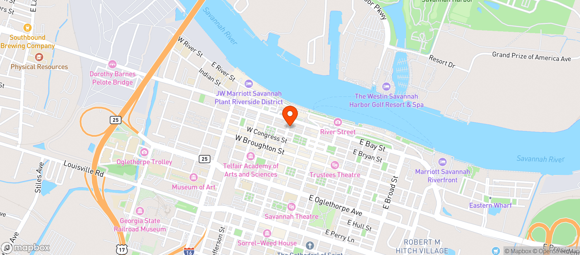 Map showing Avni Farms Dispensary