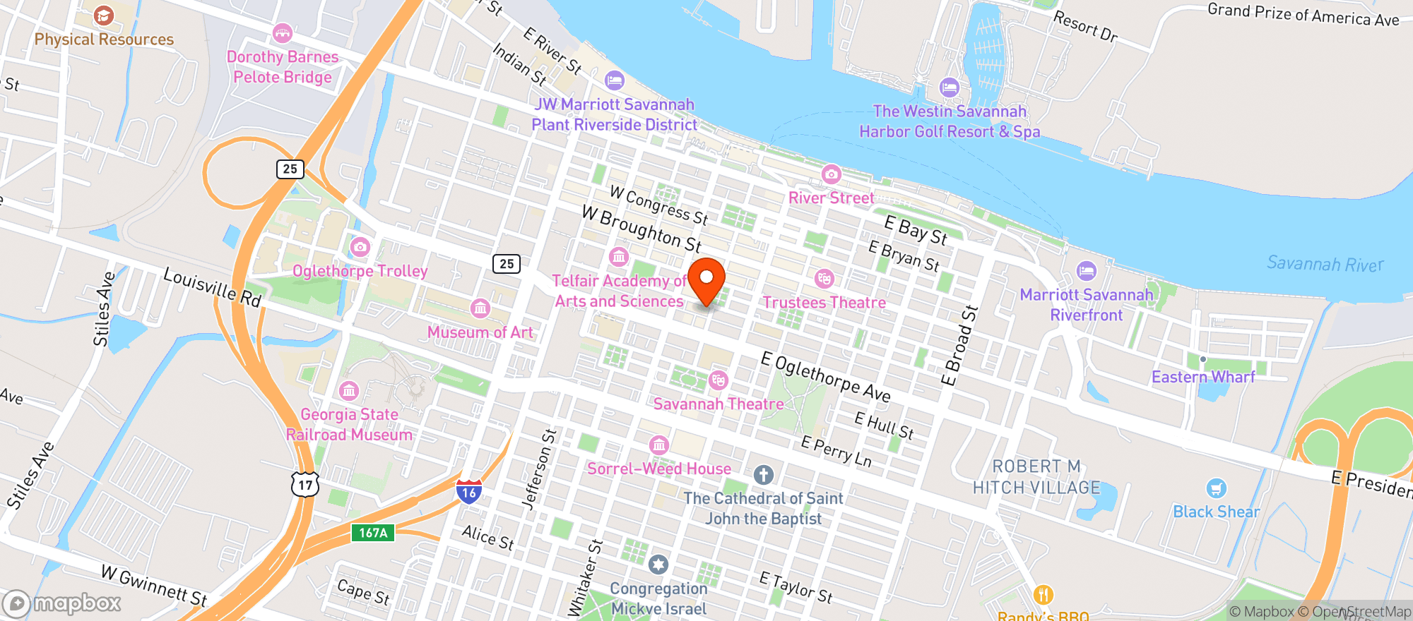 Map showing Bull Smoke Market