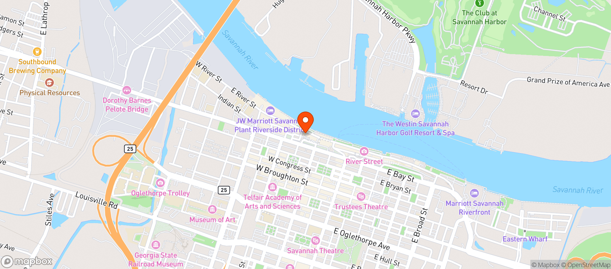 Map showing Cotton Sail Hotel