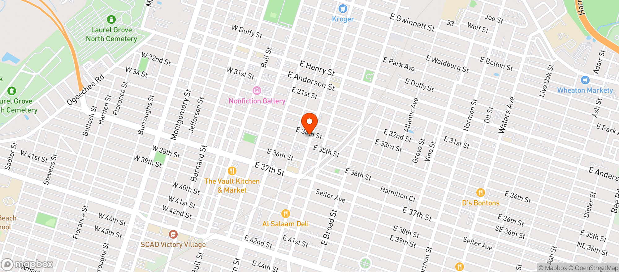 Map showing Cotton & Rye