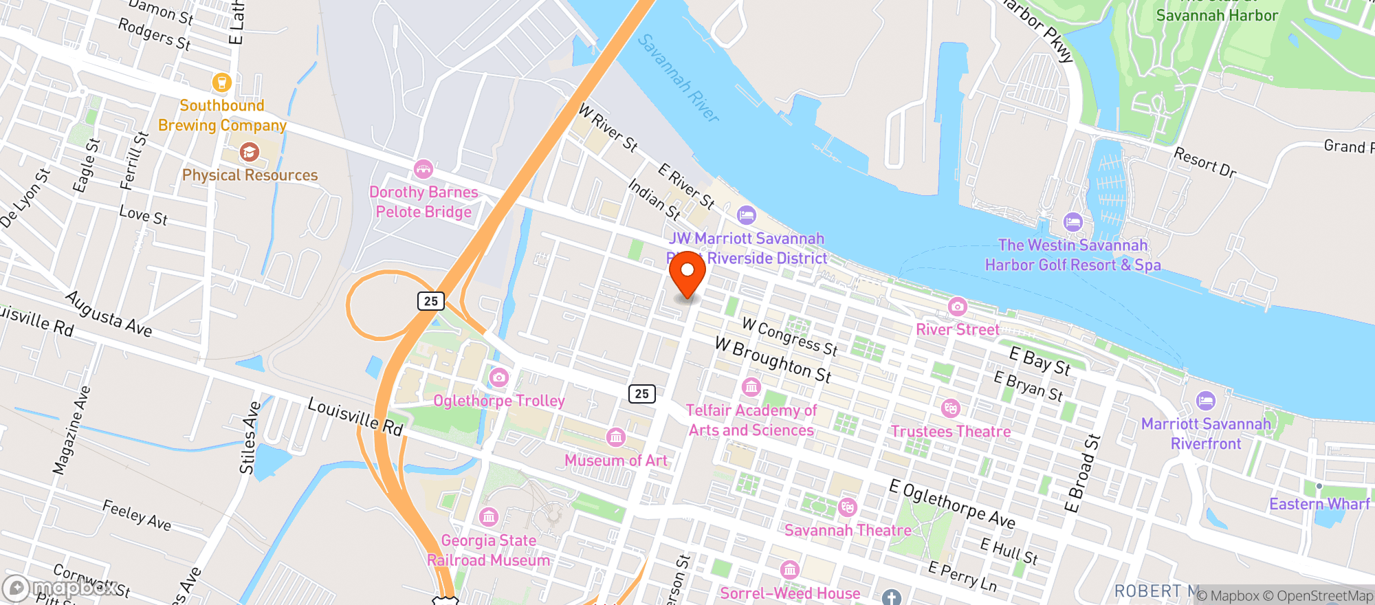 Map showing Ships Of The Sea Museum Inc