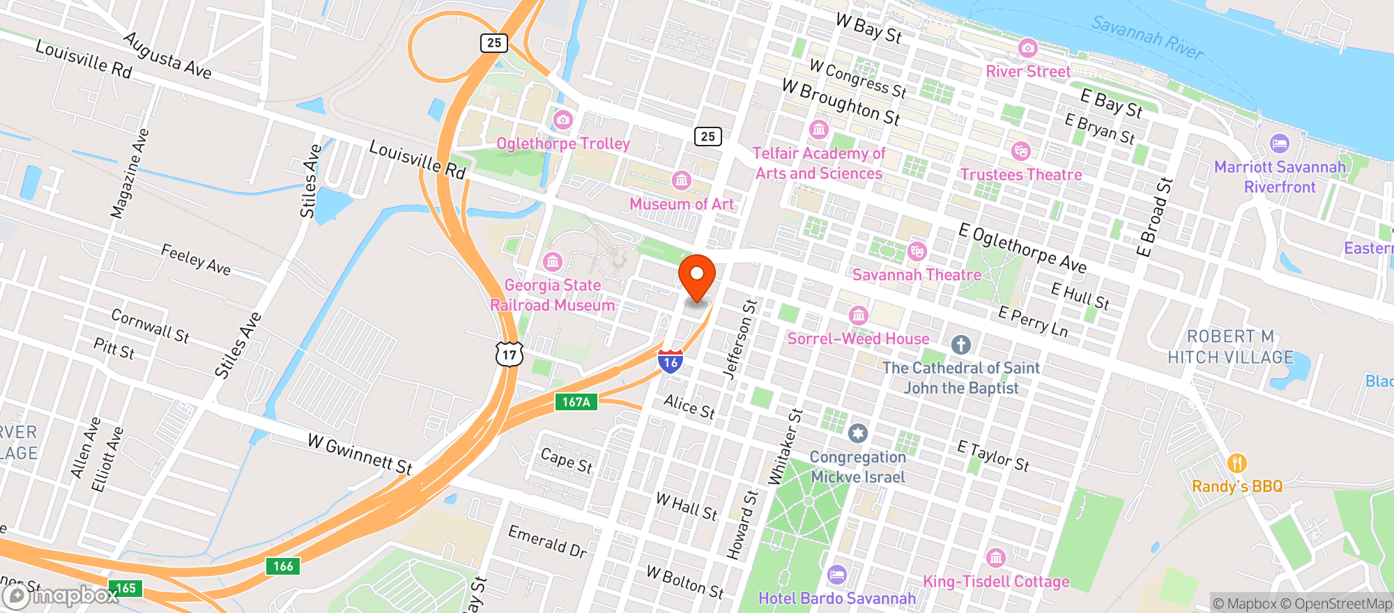 Map showing Vici (sav)
