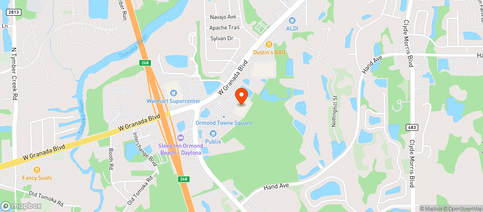 Map showing Gnc