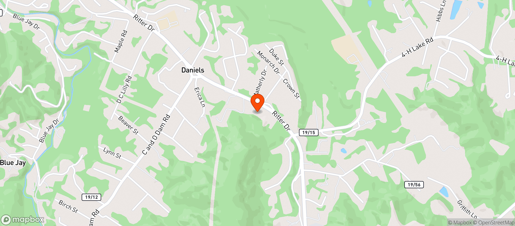 Map showing DISH CAFE (THE)