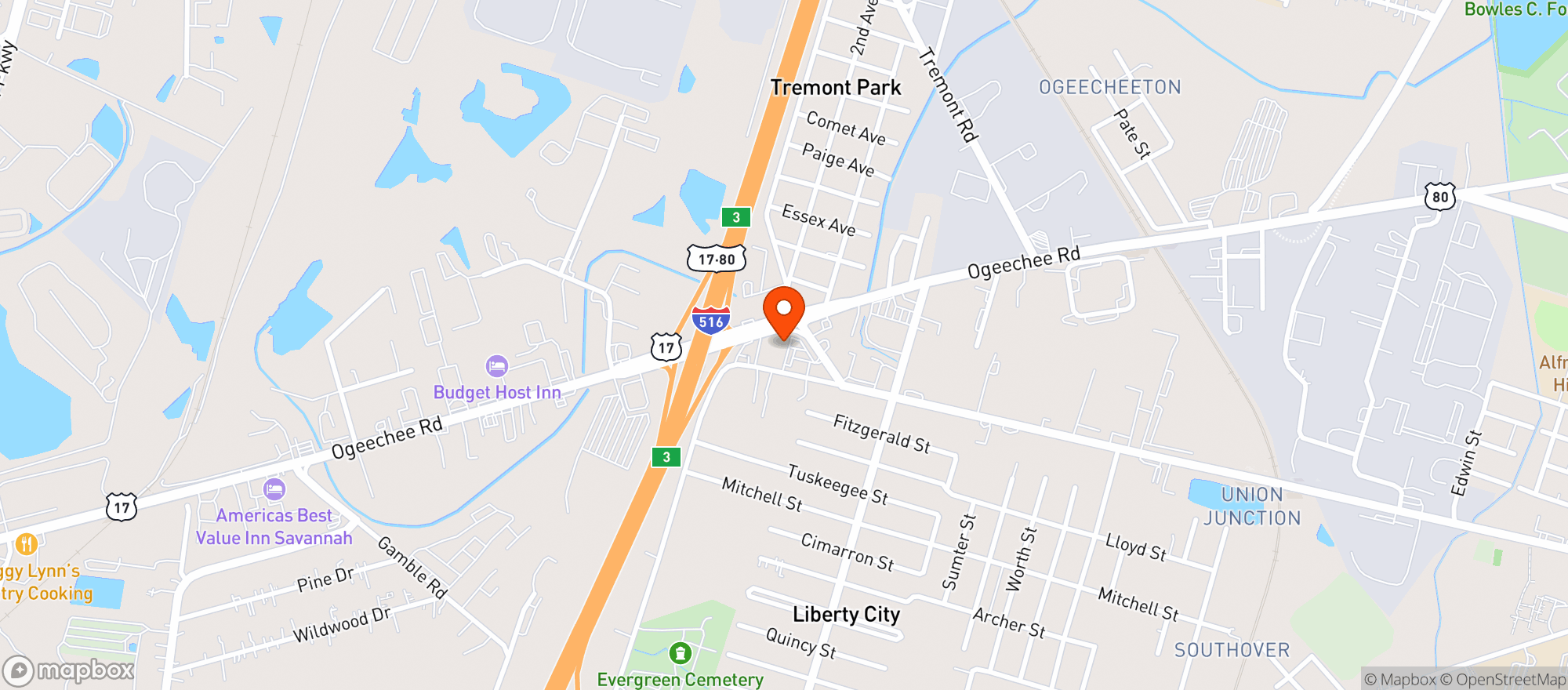 Map showing Liberty City Convenience