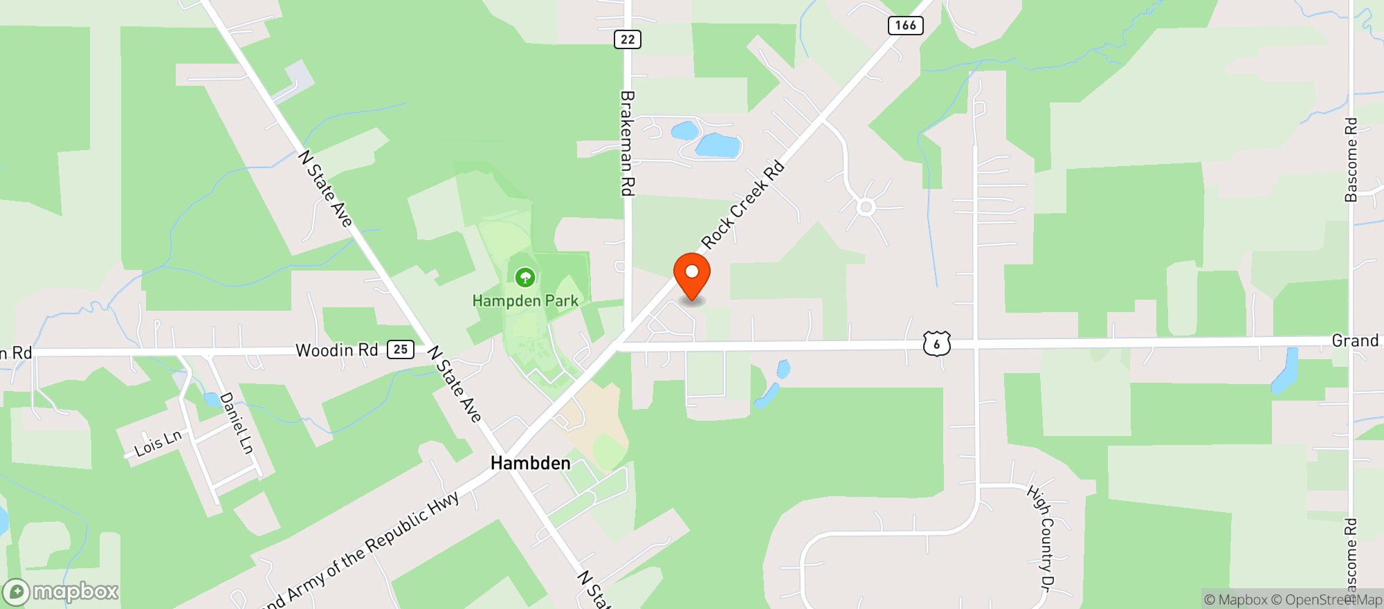 Map showing Redi Go