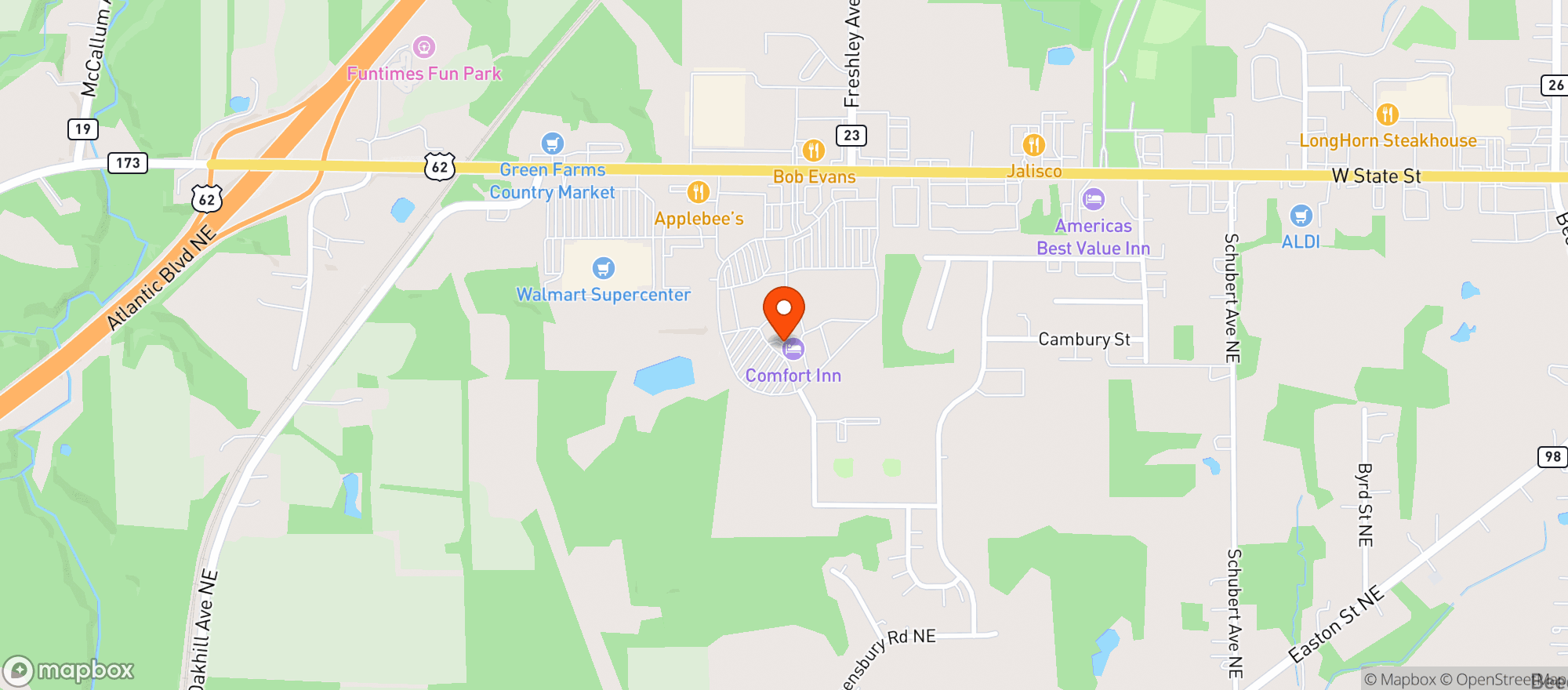 Map showing Meijer #331