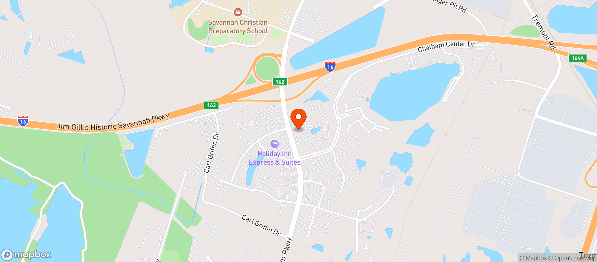 Map showing Circle K #2707265 (sav)
