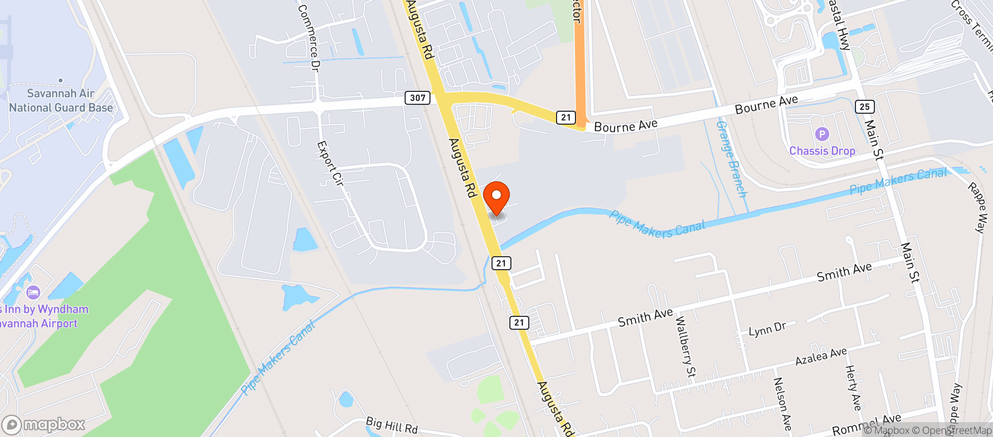 Map showing Pritam Enterprises Llc (Sav)