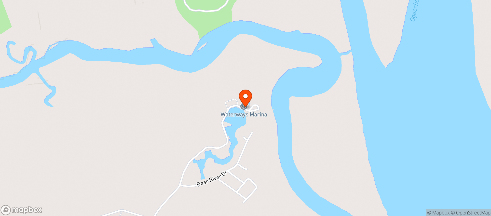 Map showing Waterways Wine And Spirits