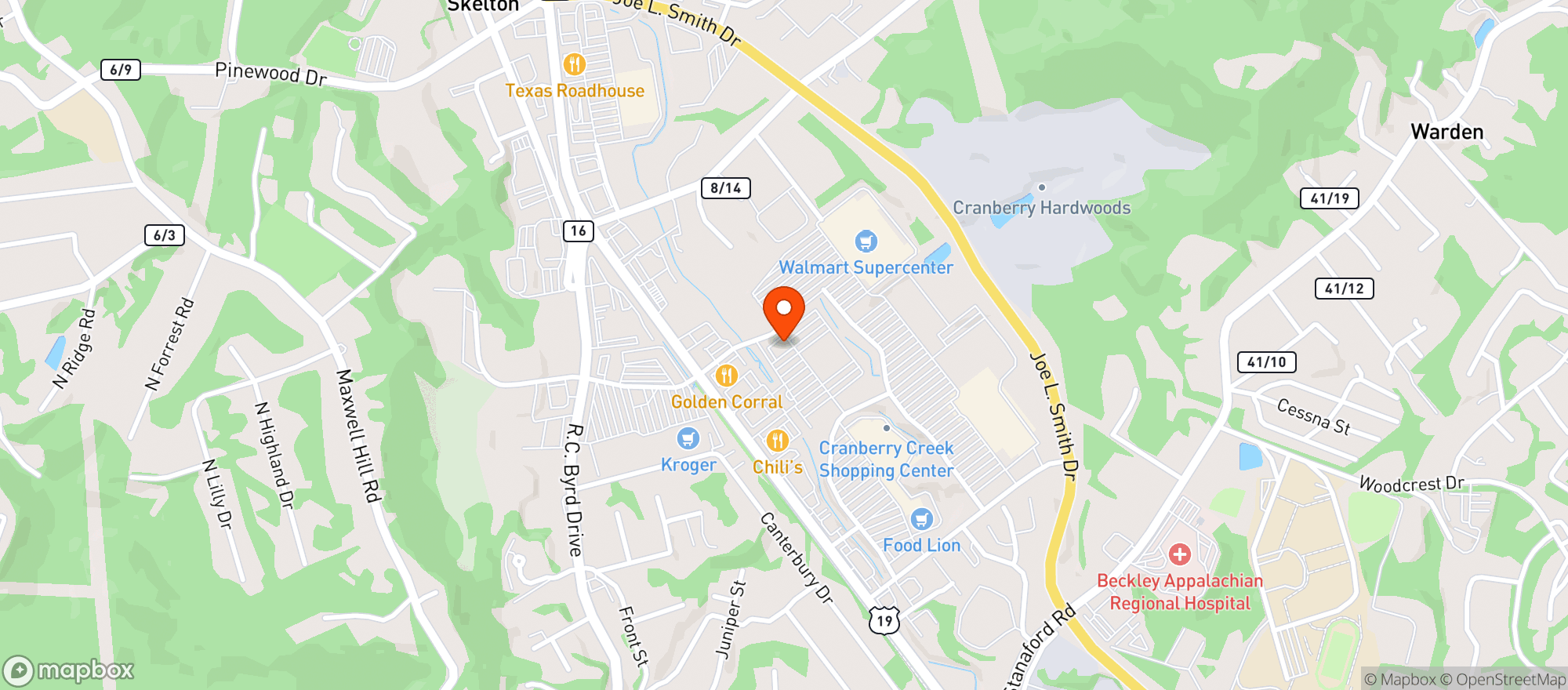 Map showing Health Smart Llc