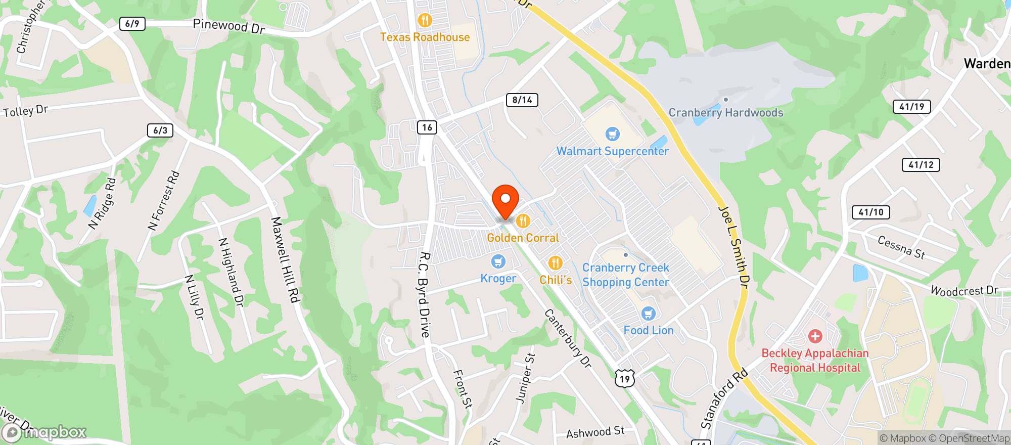 Map showing Padrino S