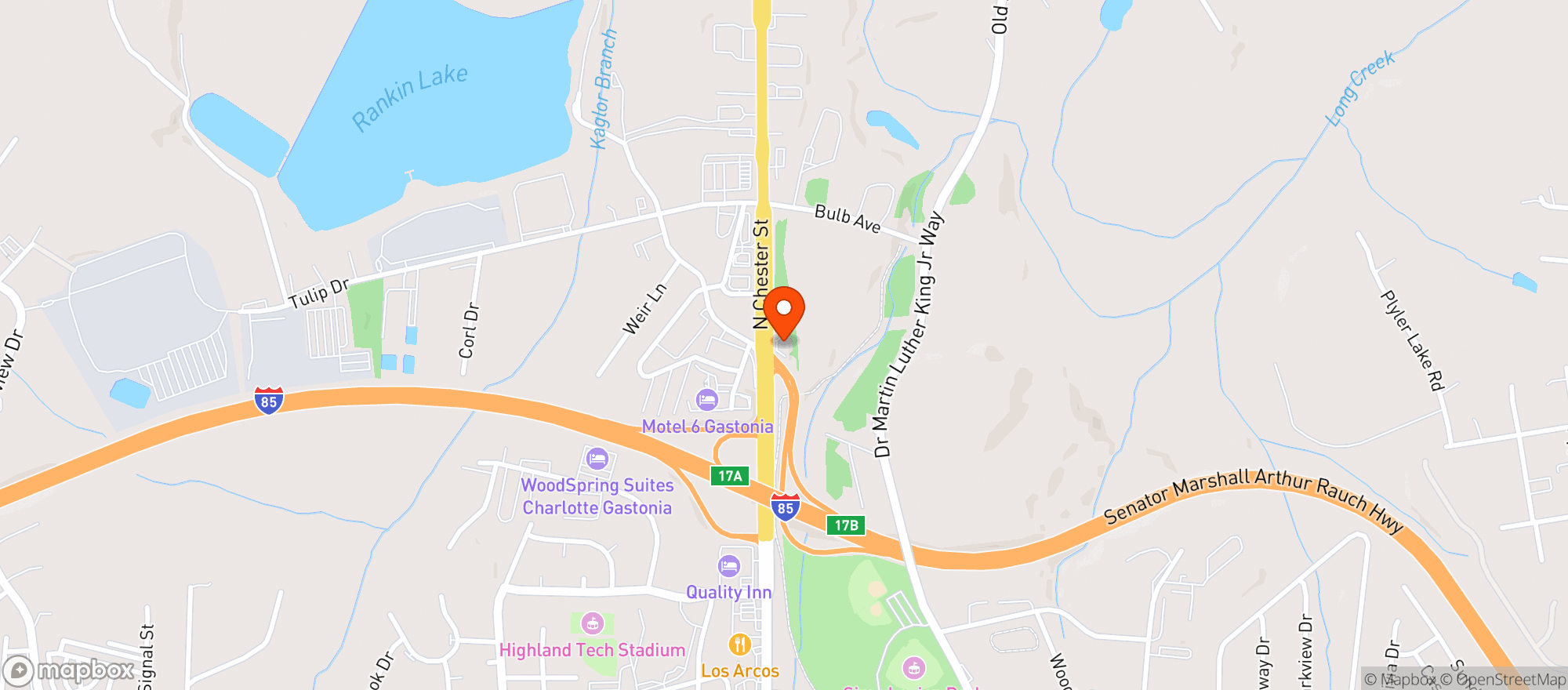 Map showing CIRCLE K STORE 2723974