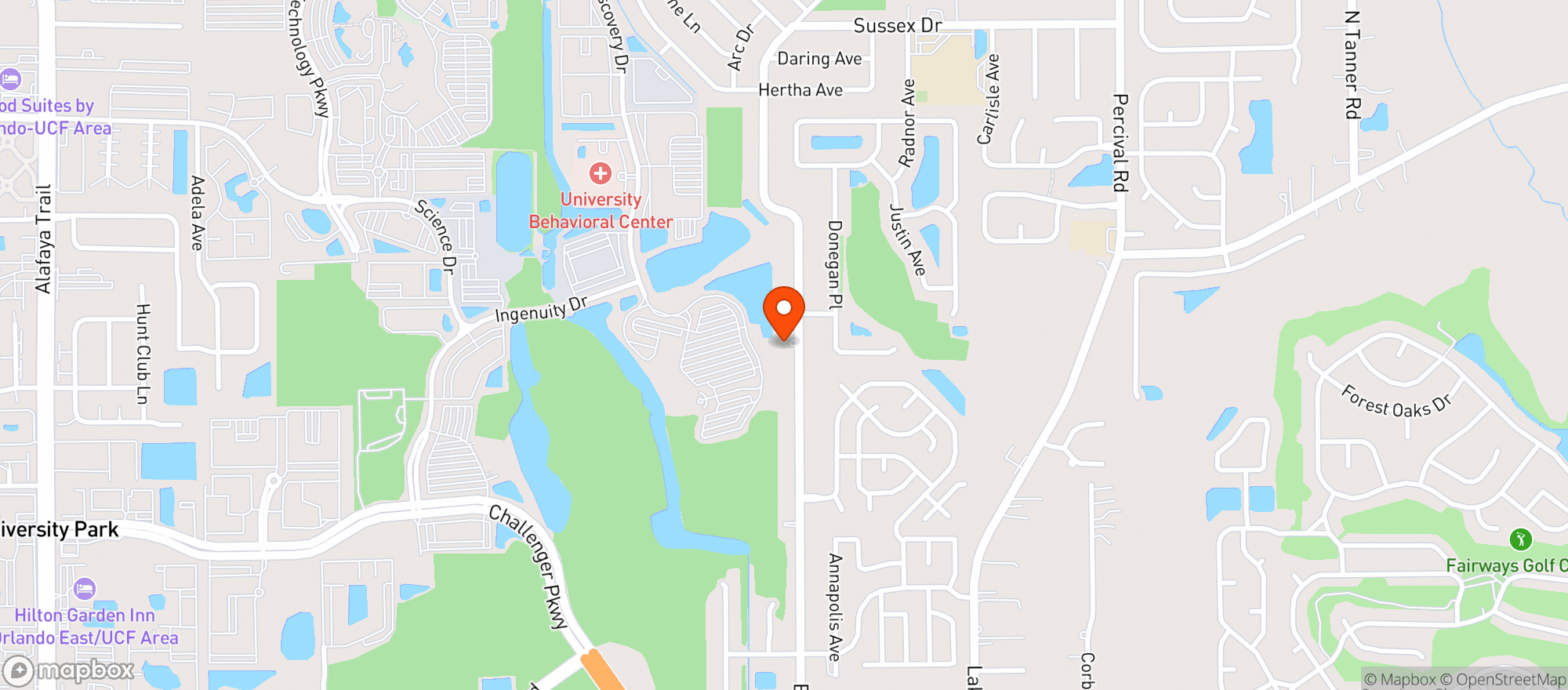 Map showing Circle K #2707303