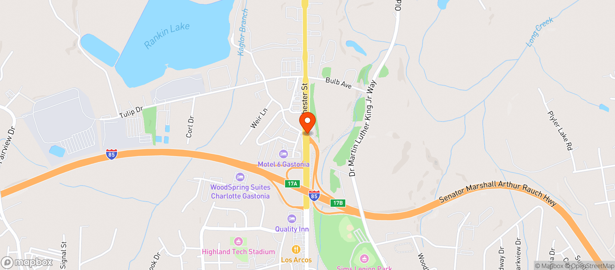 Map showing CIRCLE K #2723974