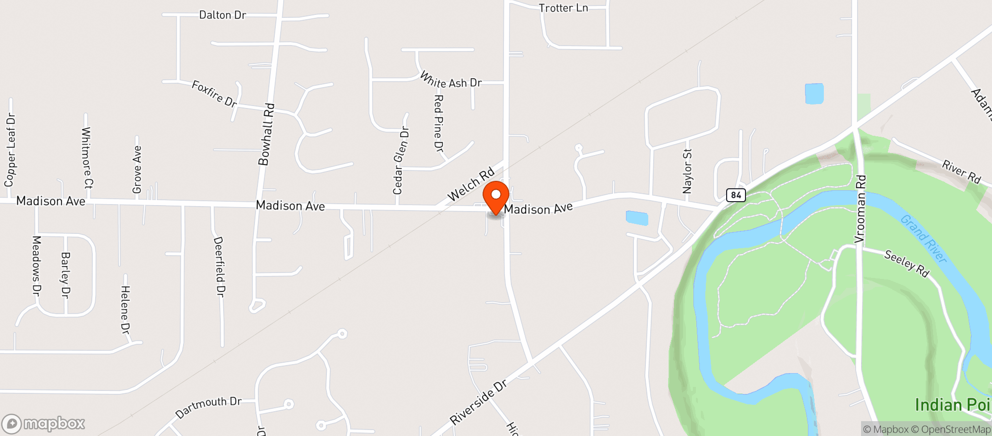 Map showing Convenient Food Mart