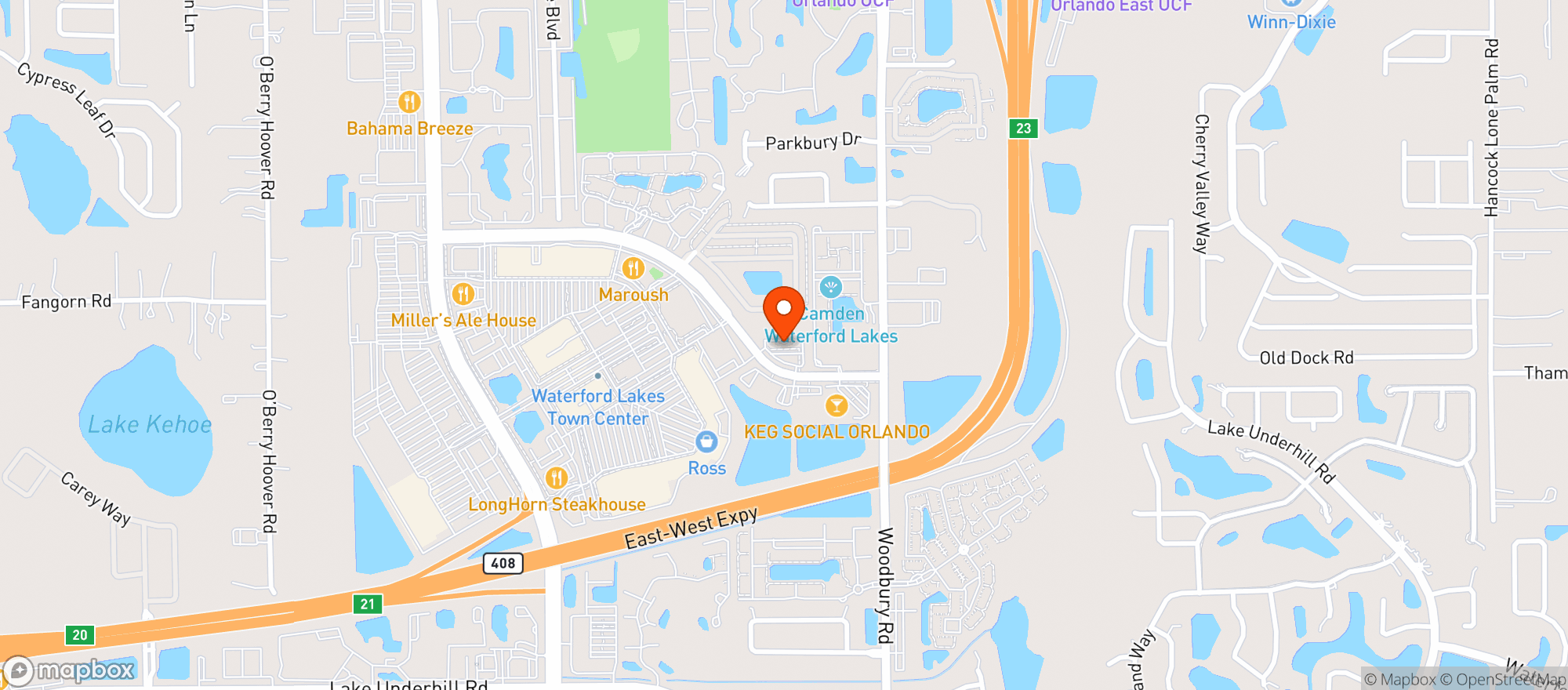 Map showing Don Julio Mexican Kitchen