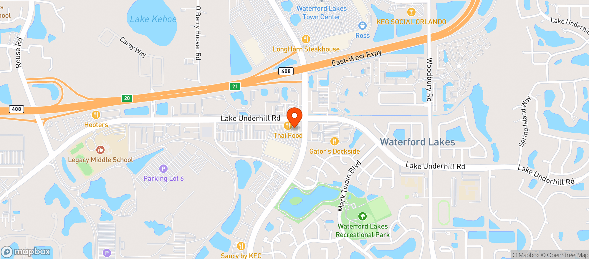 Map showing Cvs