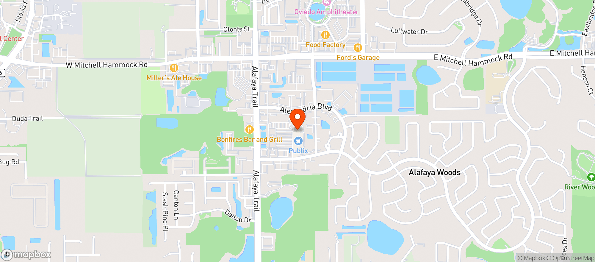 Map showing Gnc