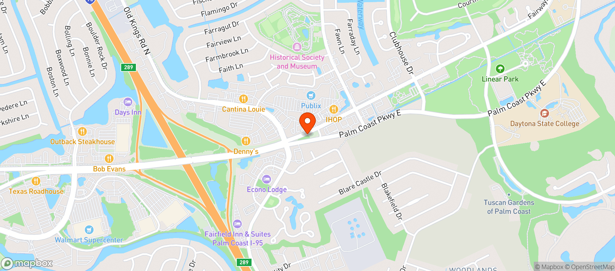 Map showing Abc Liquors #197 (700080622)