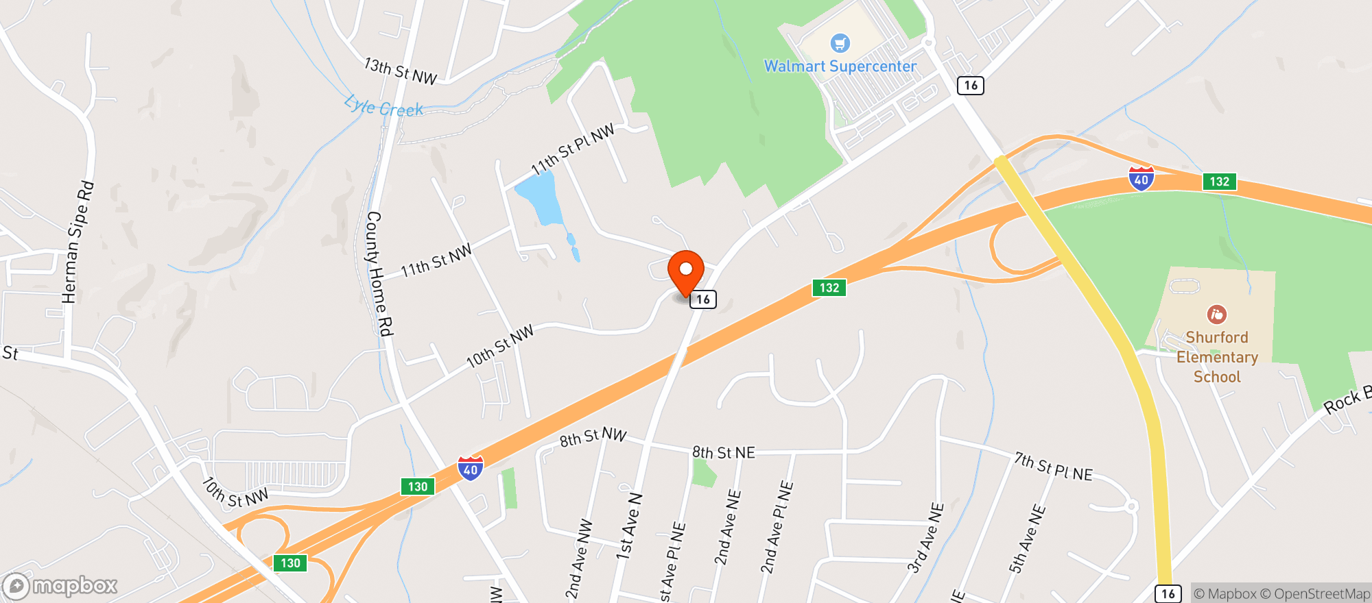 Map showing Circle K Stores Inc 2723021