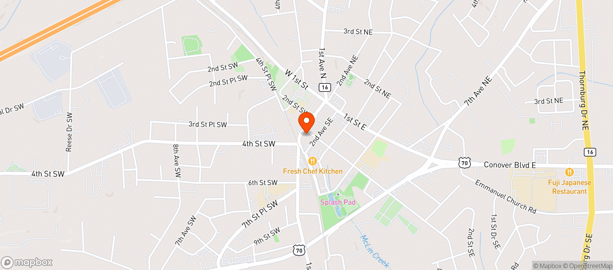 Map showing Schwarzbar Ale Haus
